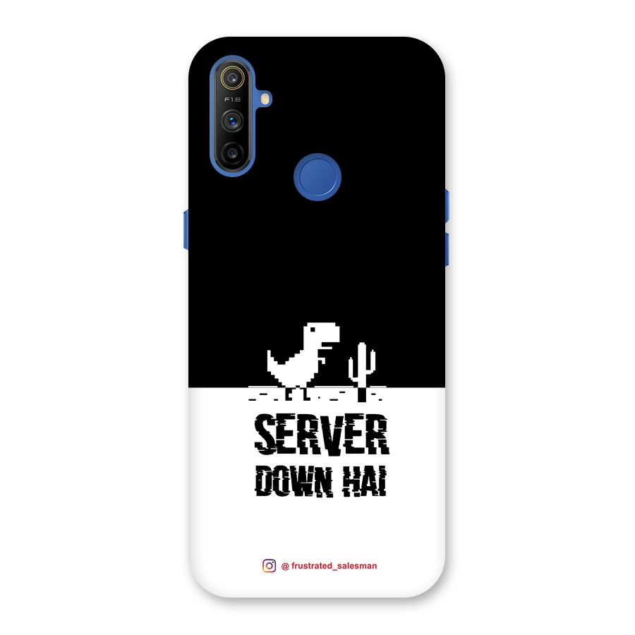 Server Down Hai Black Back Case for Realme Narzo 10A