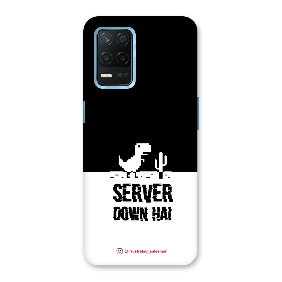 Server Down Hai Black Back Case for Realme Narzo 30 5G