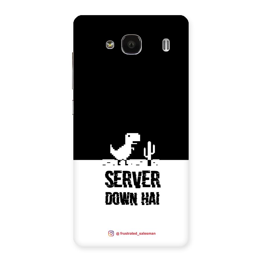 Server Down Hai Black Back Case for Redmi 2