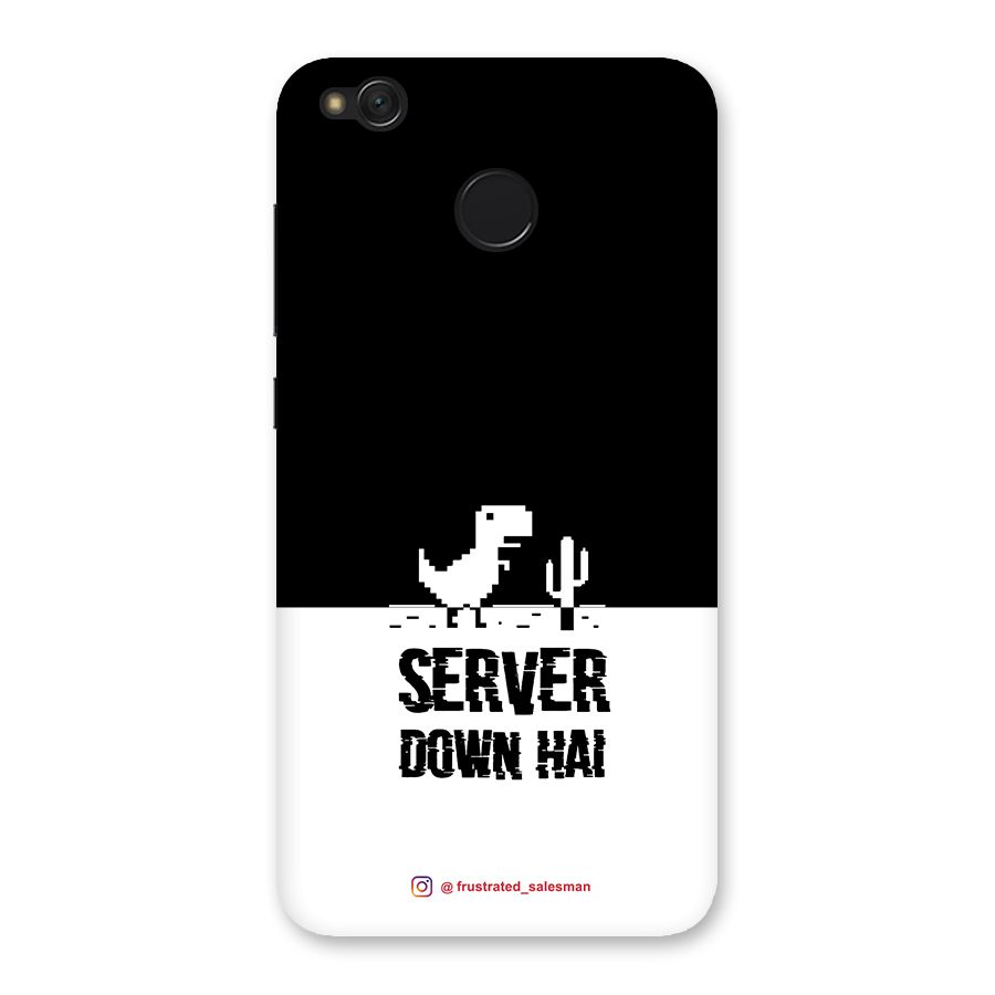 Server Down Hai Black Back Case for Redmi 4