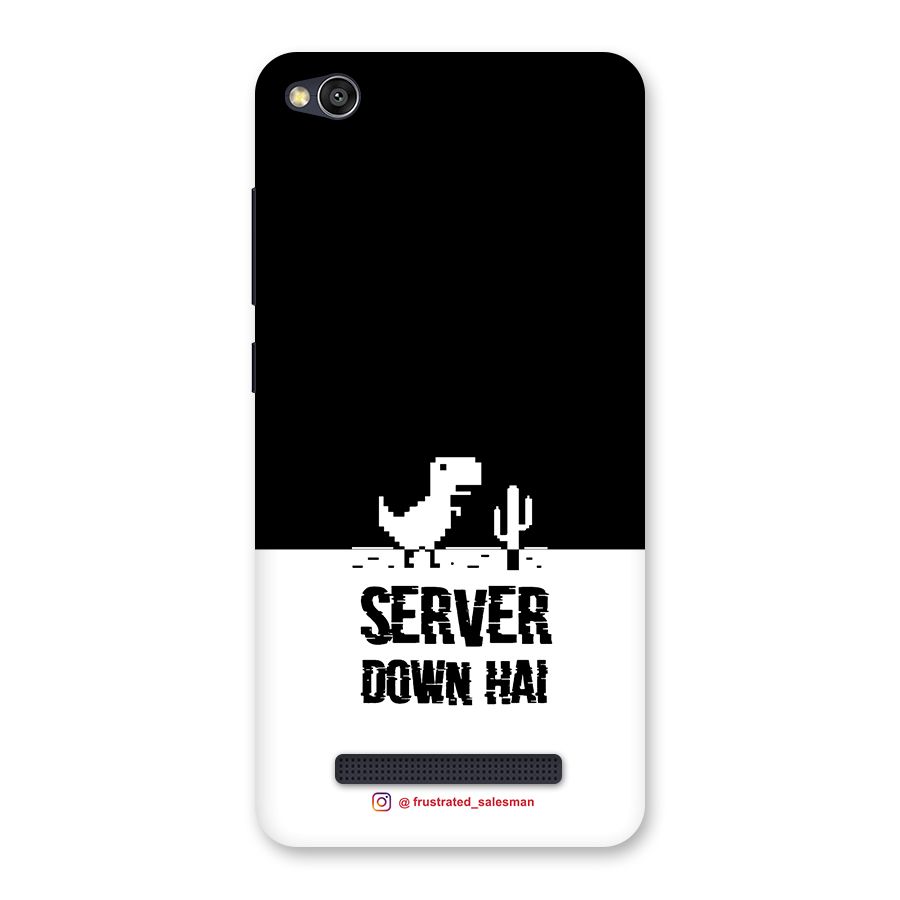 Server Down Hai Black Back Case for Redmi 4A