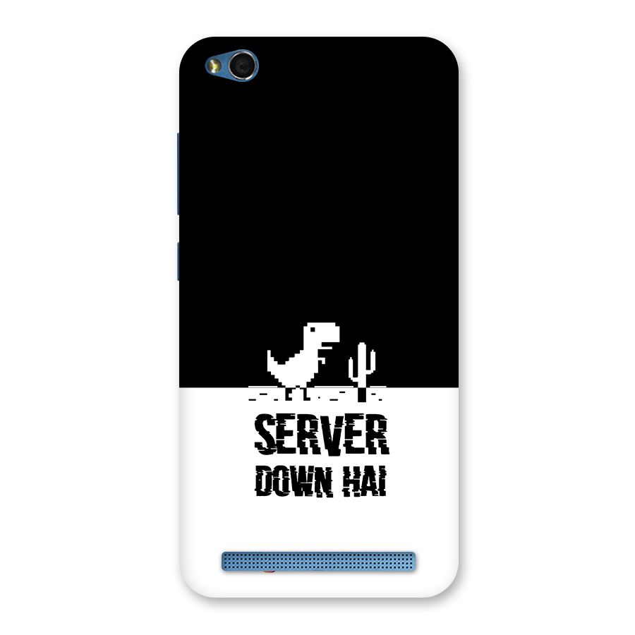 Server Down Hai Black Back Case for Redmi 5A