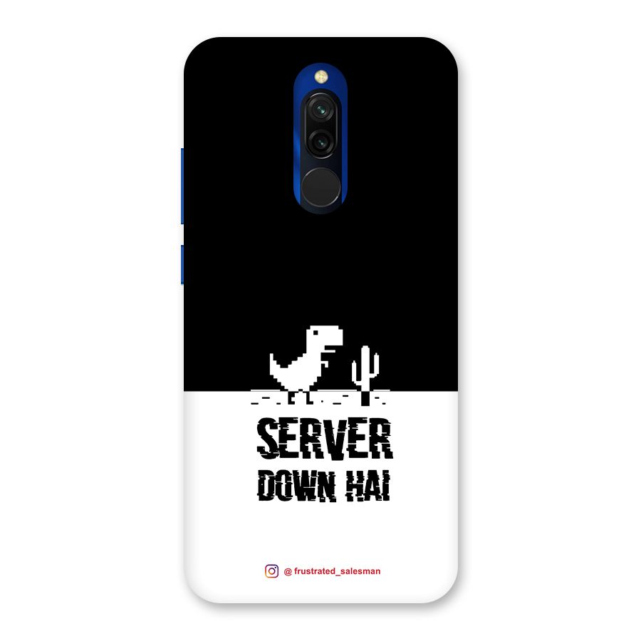 Server Down Hai Black Back Case for Redmi 8