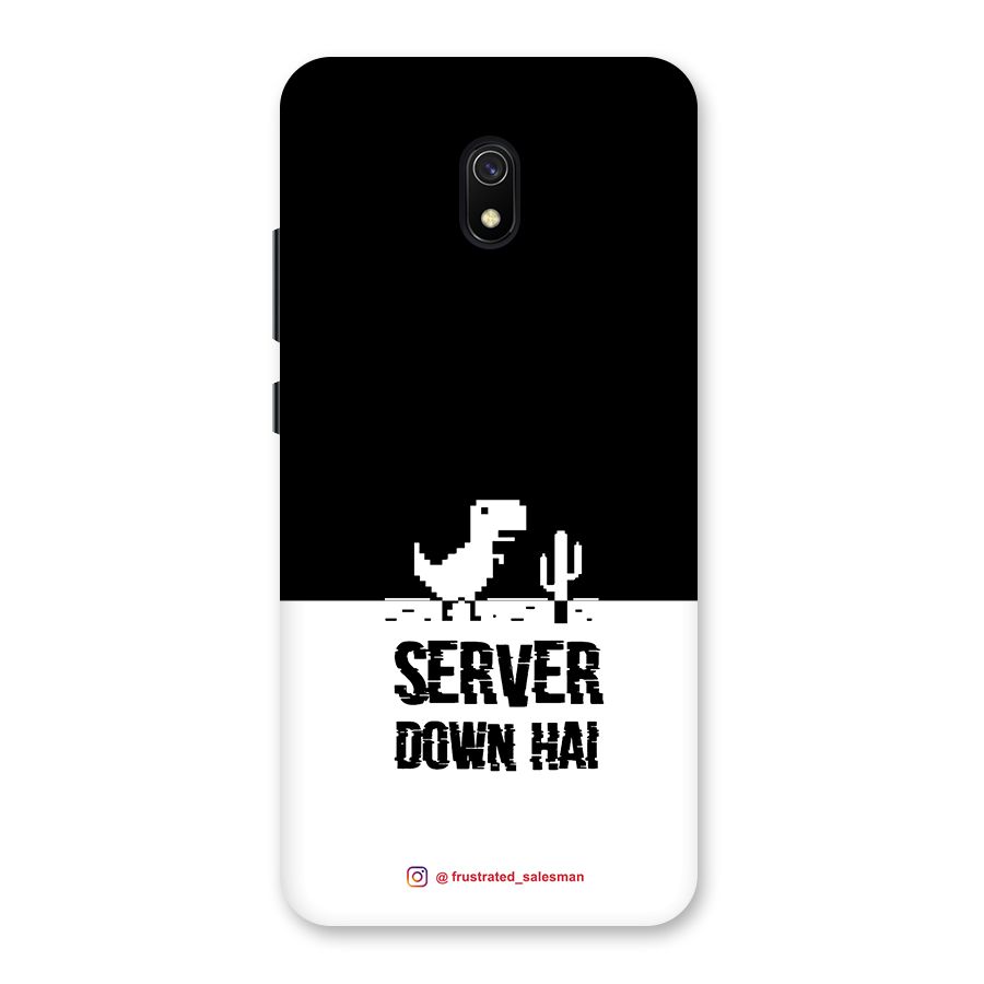 Server Down Hai Black Back Case for Redmi 8A