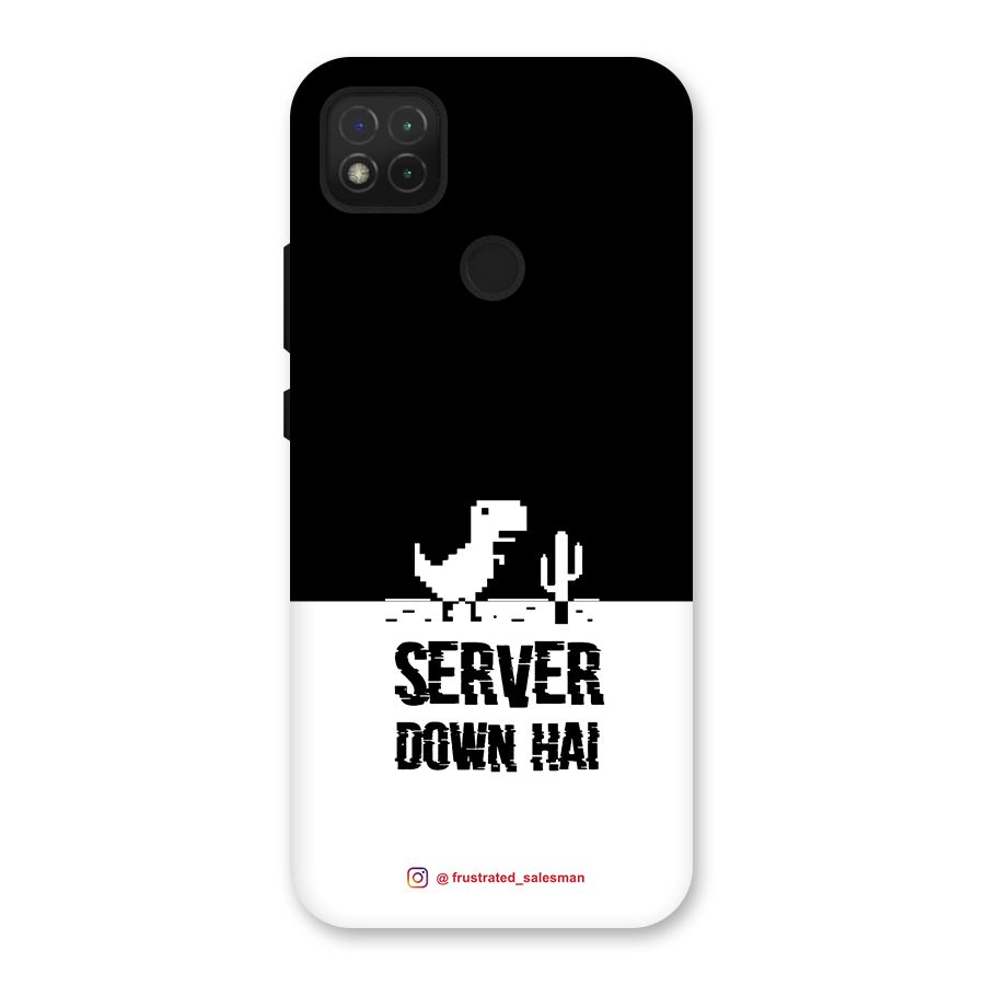 Server Down Hai Black Back Case for Redmi 9
