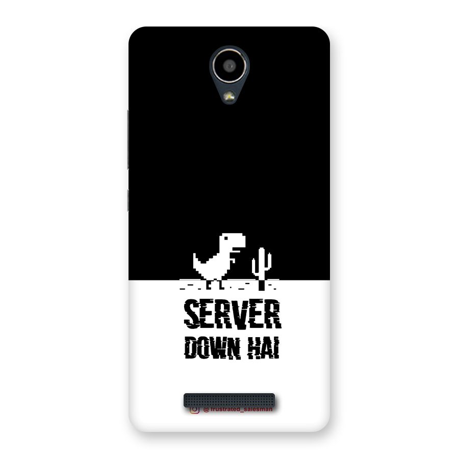 Server Down Hai Black Back Case for Redmi Note 2