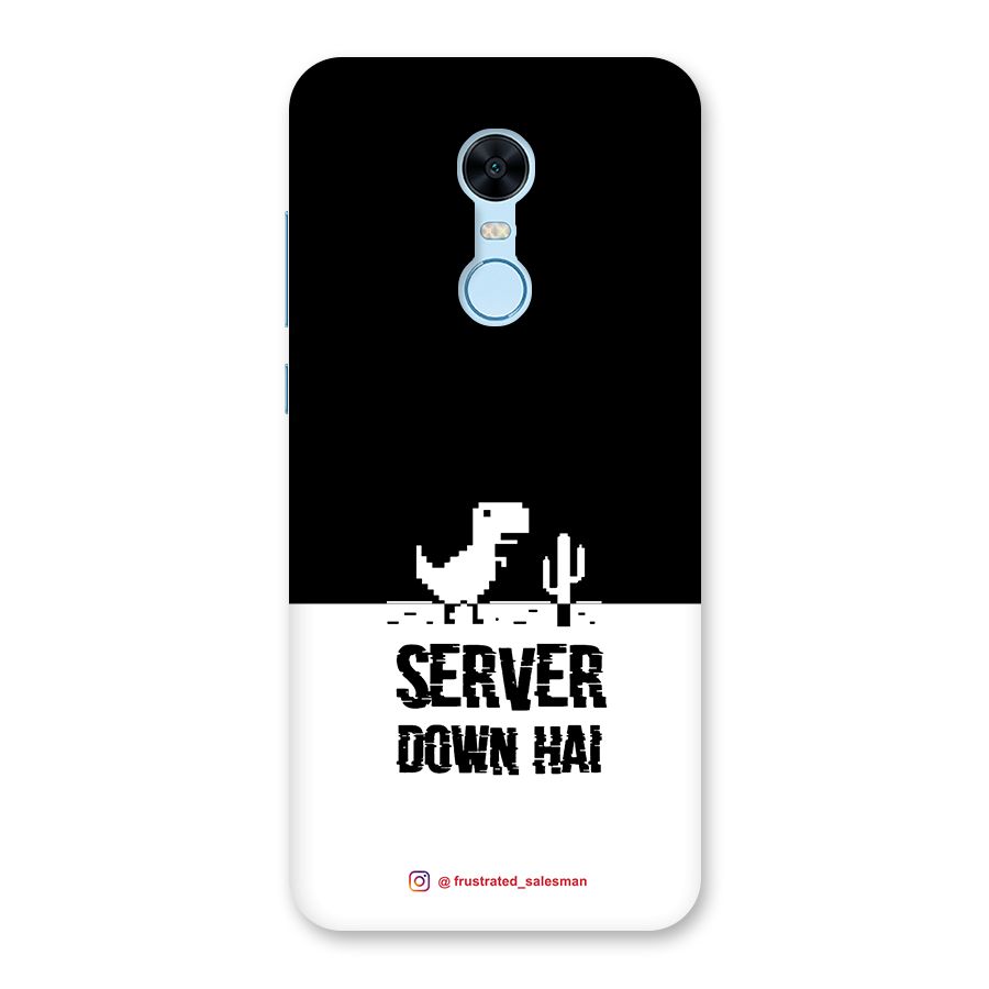 Server Down Hai Black Back Case for Redmi Note 5