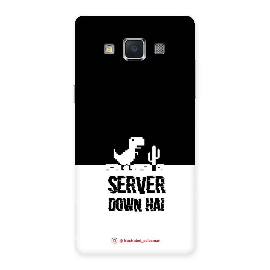 Server Down Hai Black Back Case for Samsung Galaxy A5
