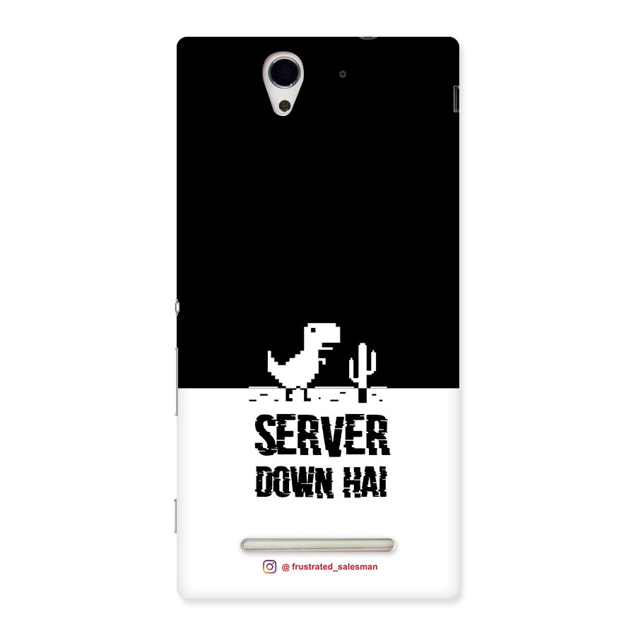 Server Down Hai Black Back Case for Sony Xperia C3