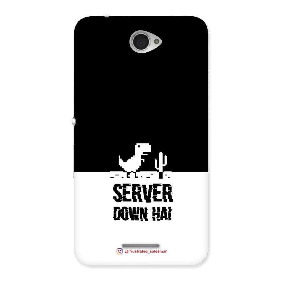 Server Down Hai Black Back Case for Sony Xperia E4