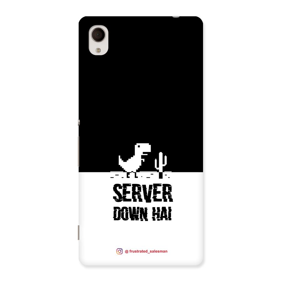 Server Down Hai Black Back Case for Sony Xperia M4