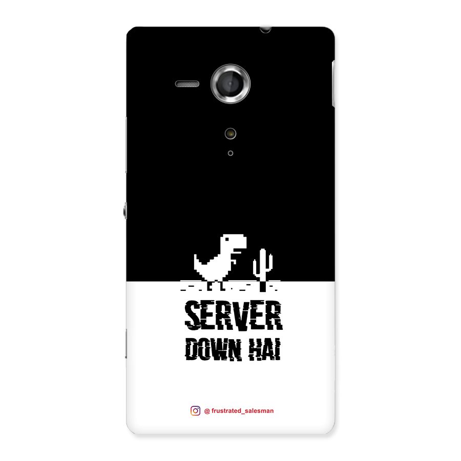 Server Down Hai Black Back Case for Sony Xperia SP