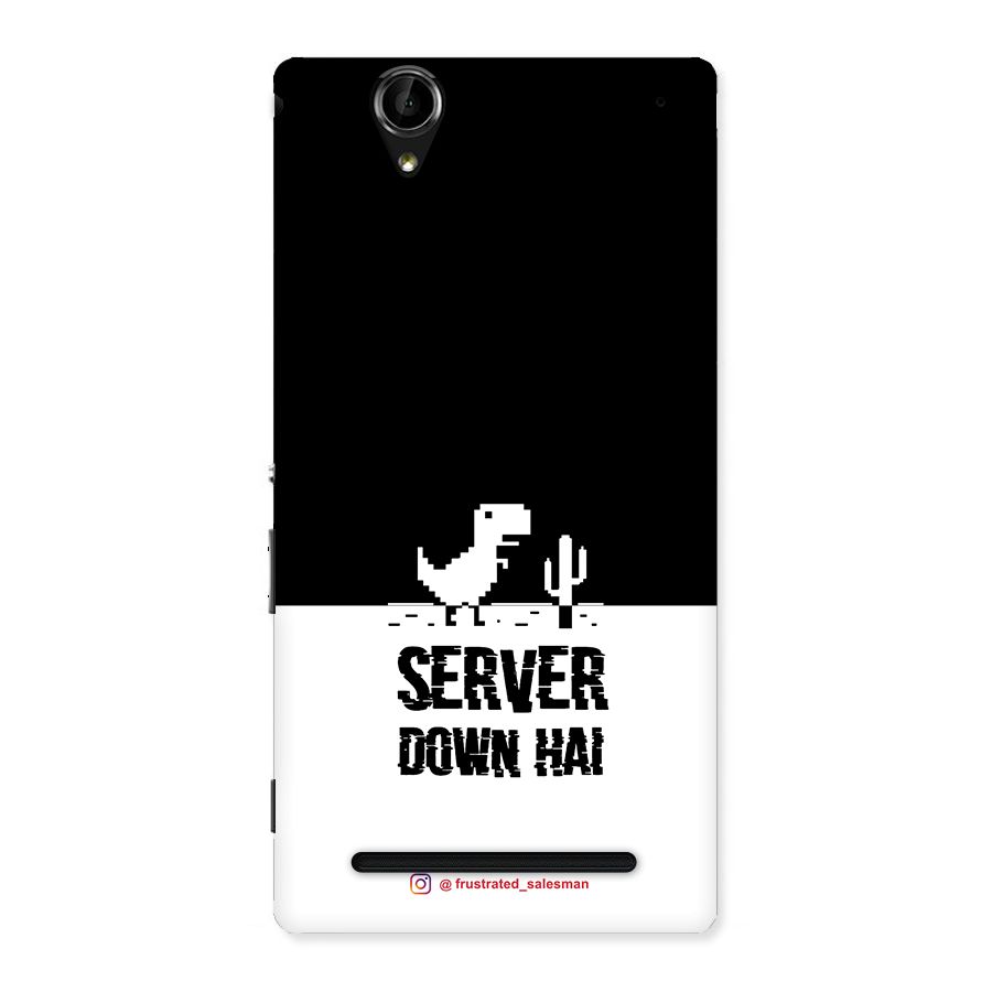 Server Down Hai Black Back Case for Sony Xperia T2