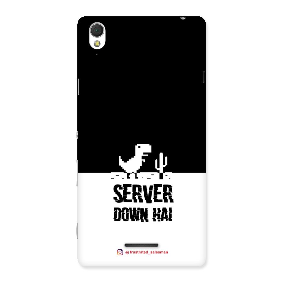 Server Down Hai Black Back Case for Sony Xperia T3