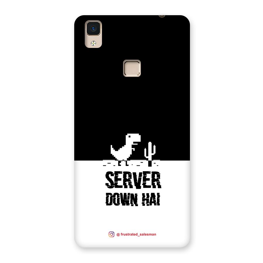 Server Down Hai Black Back Case for V3 Max