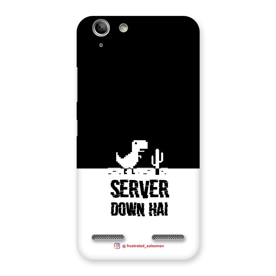Server Down Hai Black Back Case for Vibe K5 Plus