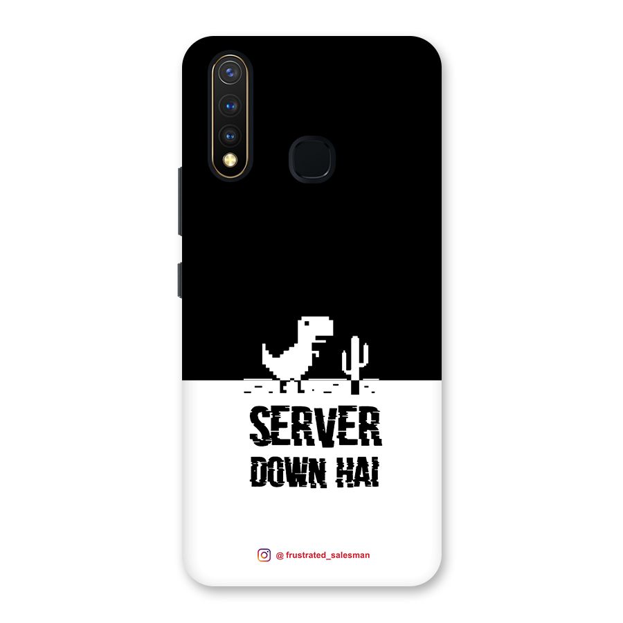 Server Down Hai Black Back Case for Vivo U20