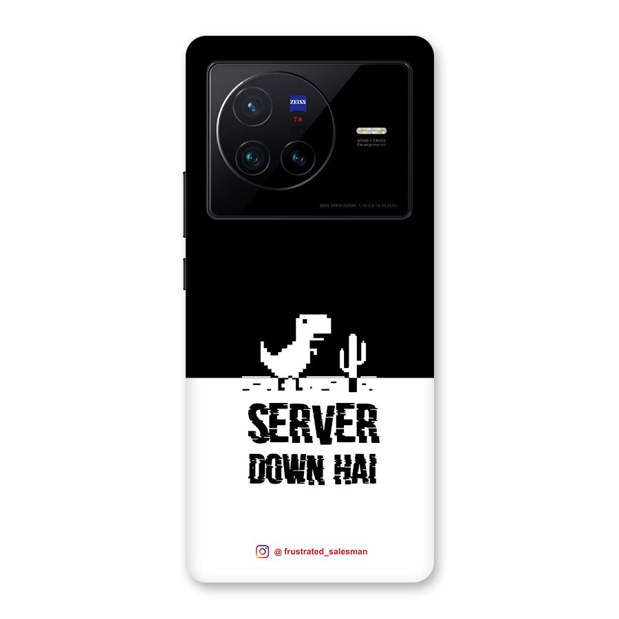 Server Down Hai Black Back Case for Vivo X80