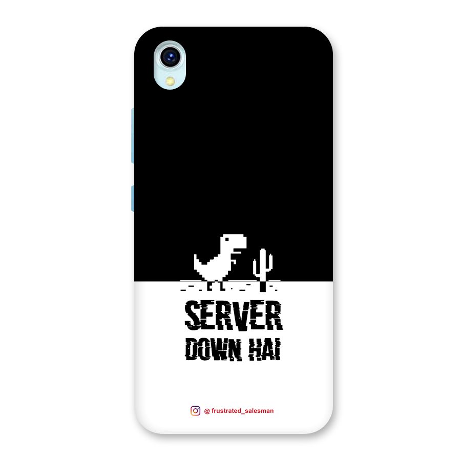 Server Down Hai Black Back Case for Vivo Y1s
