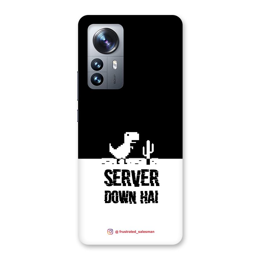Server Down Hai Black Back Case for Xiaomi 12 Pro