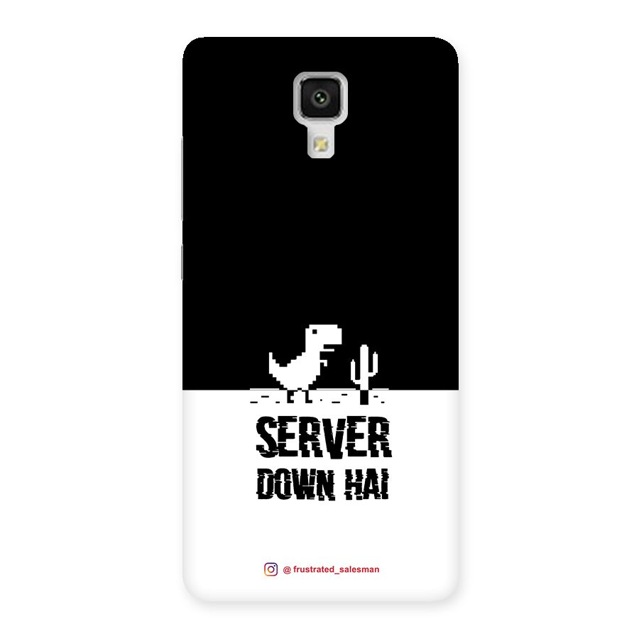 Server Down Hai Black Back Case for Xiaomi Mi 4