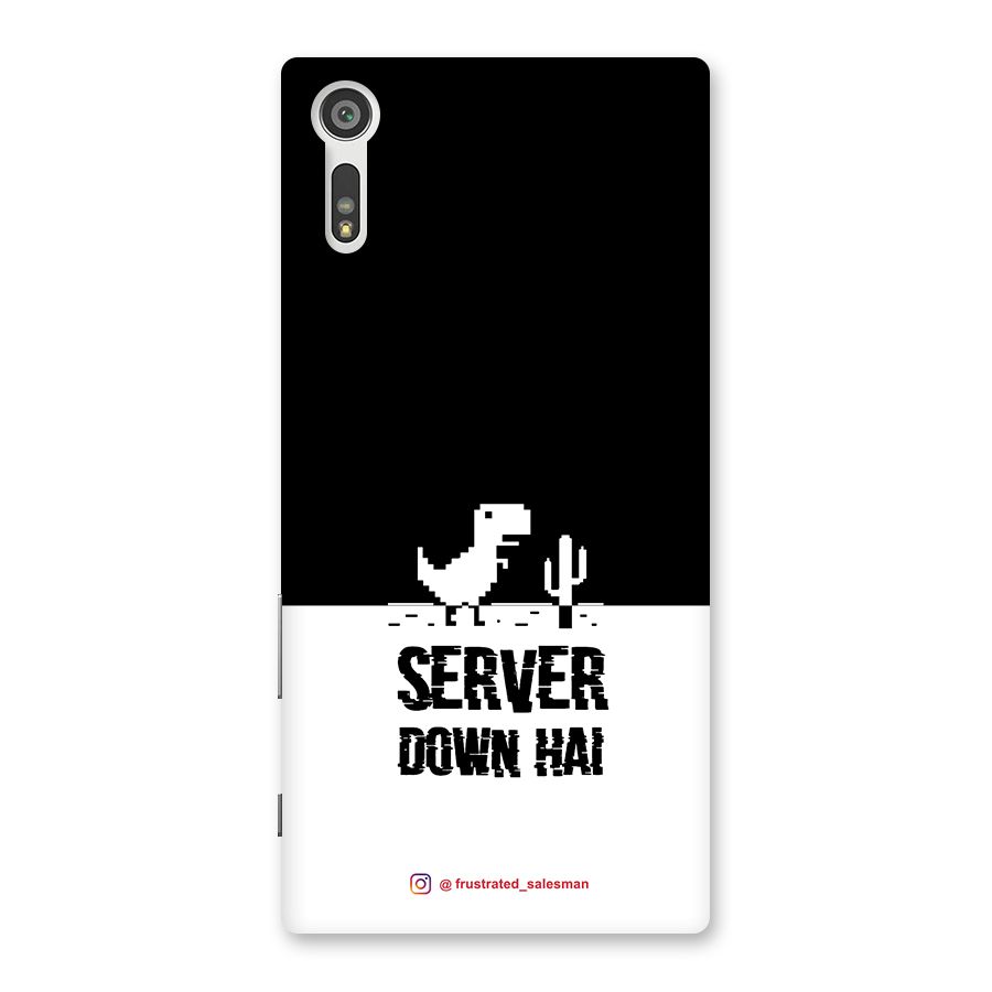 Server Down Hai Black Back Case for Xperia XZ