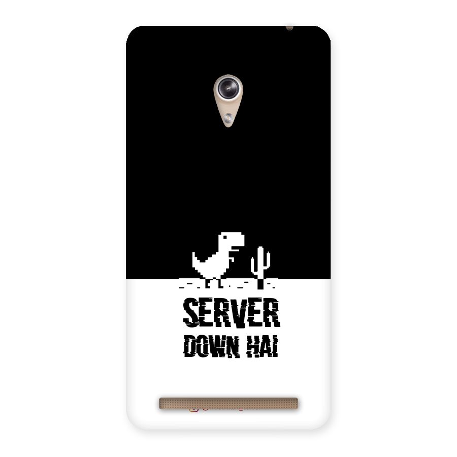 Server Down Hai Black Back Case for Zenfone 6