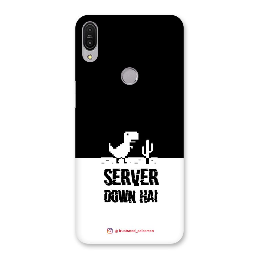 Server Down Hai Black Back Case for Zenfone Max Pro M1