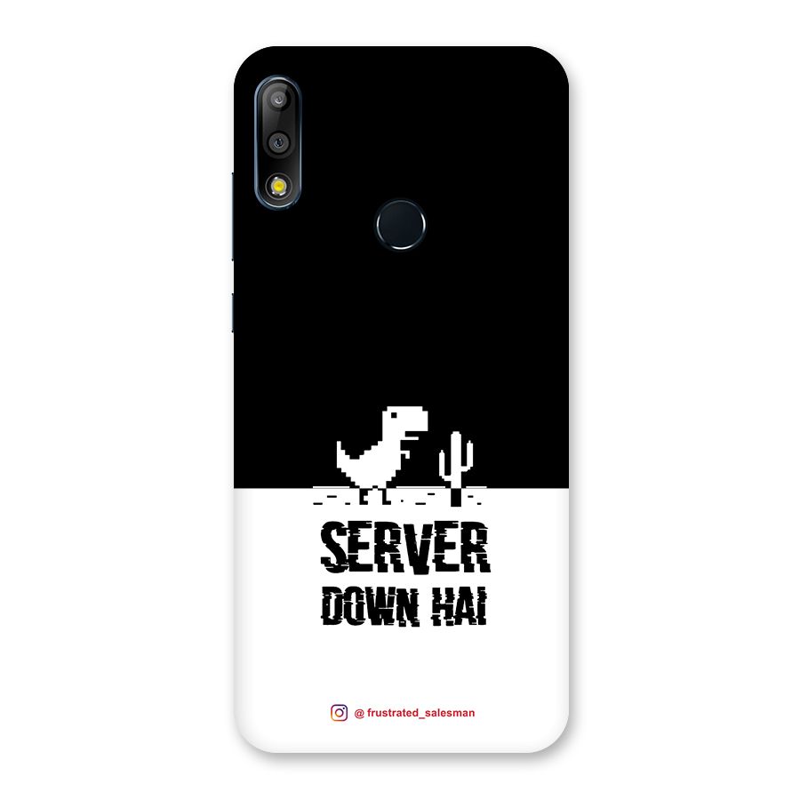 Server Down Hai Black Back Case for Zenfone Max Pro M2