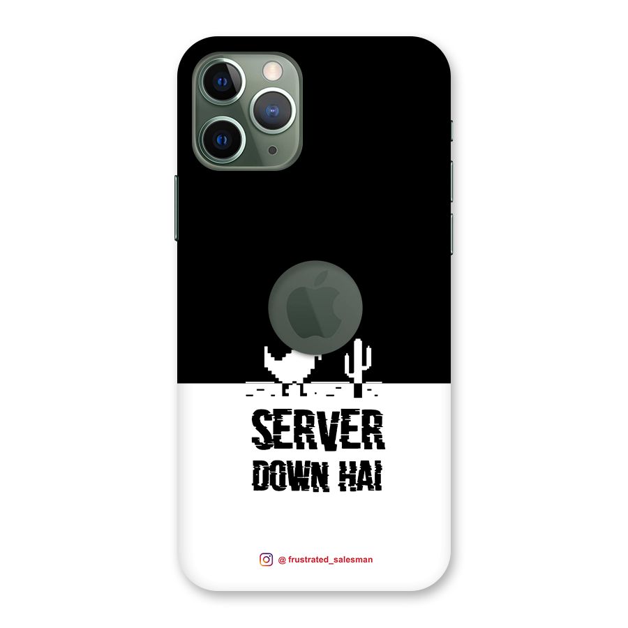 Server Down Hai Black Back Case for iPhone 11 Pro Logo  Cut
