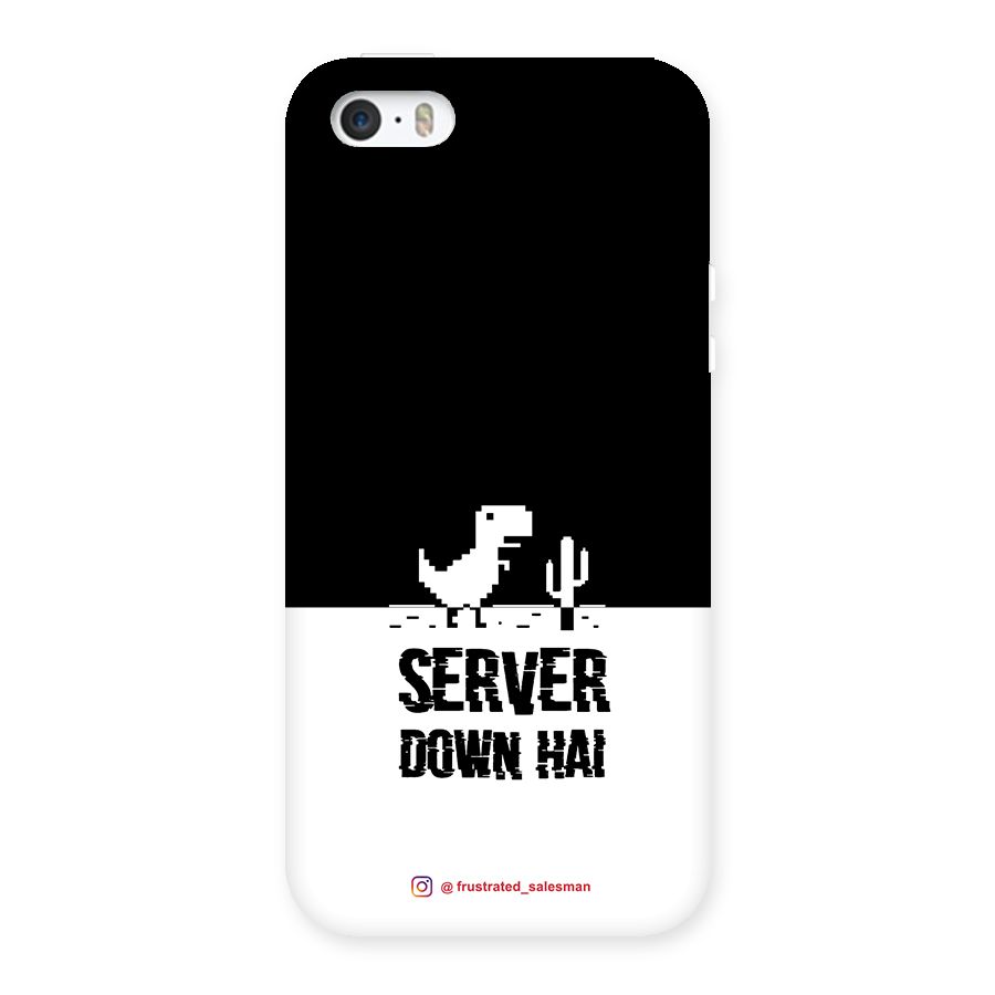 Server Down Hai Black Back Case for iPhone 5 5S