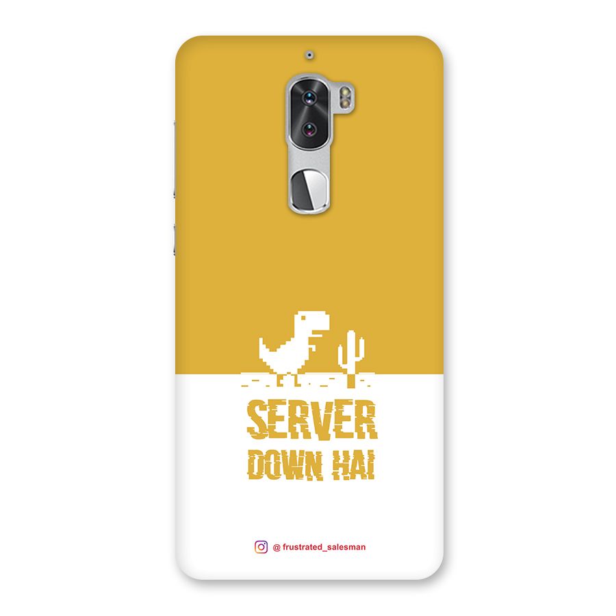 Server Down Hai Mustard Yellow Back Case for Coolpad Cool 1