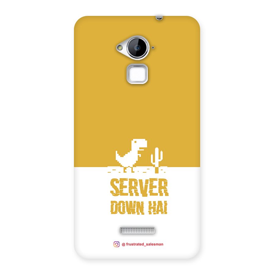 Server Down Hai Mustard Yellow Back Case for Coolpad Note 3