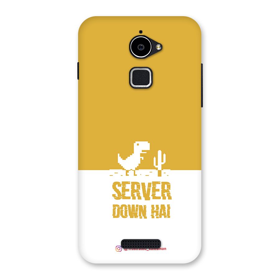 Server Down Hai Mustard Yellow Back Case for Coolpad Note 3 Lite
