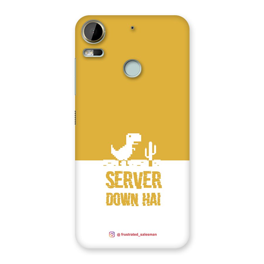 Server Down Hai Mustard Yellow Back Case for Desire 10 Pro