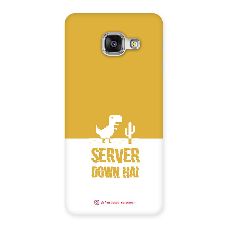 Server Down Hai Mustard Yellow Back Case for Galaxy A3 2016