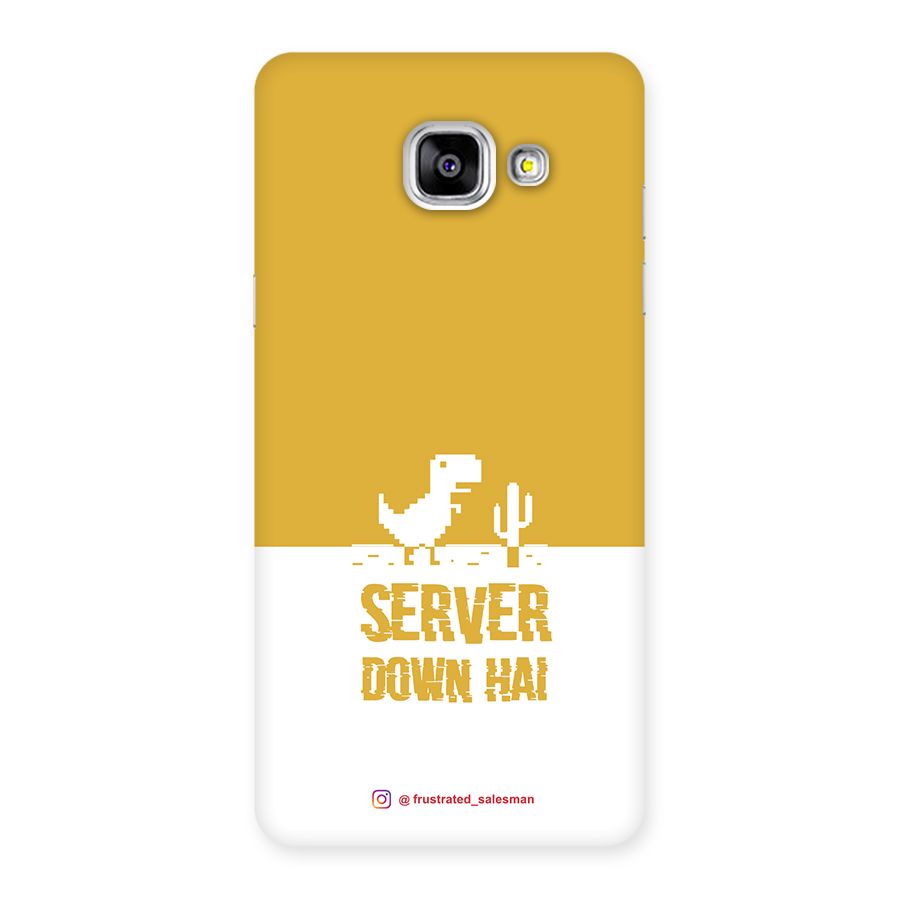 Server Down Hai Mustard Yellow Back Case for Galaxy A5 2016
