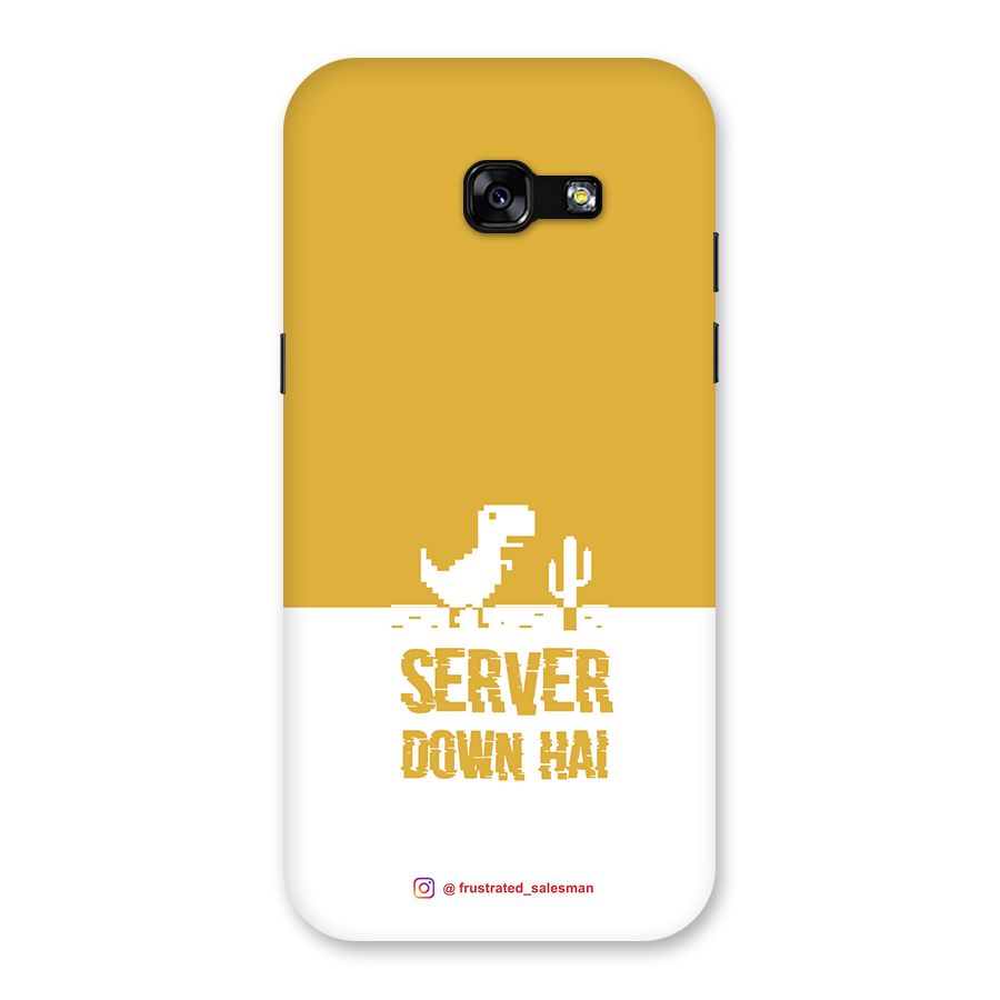 Server Down Hai Mustard Yellow Back Case for Galaxy A5 2017
