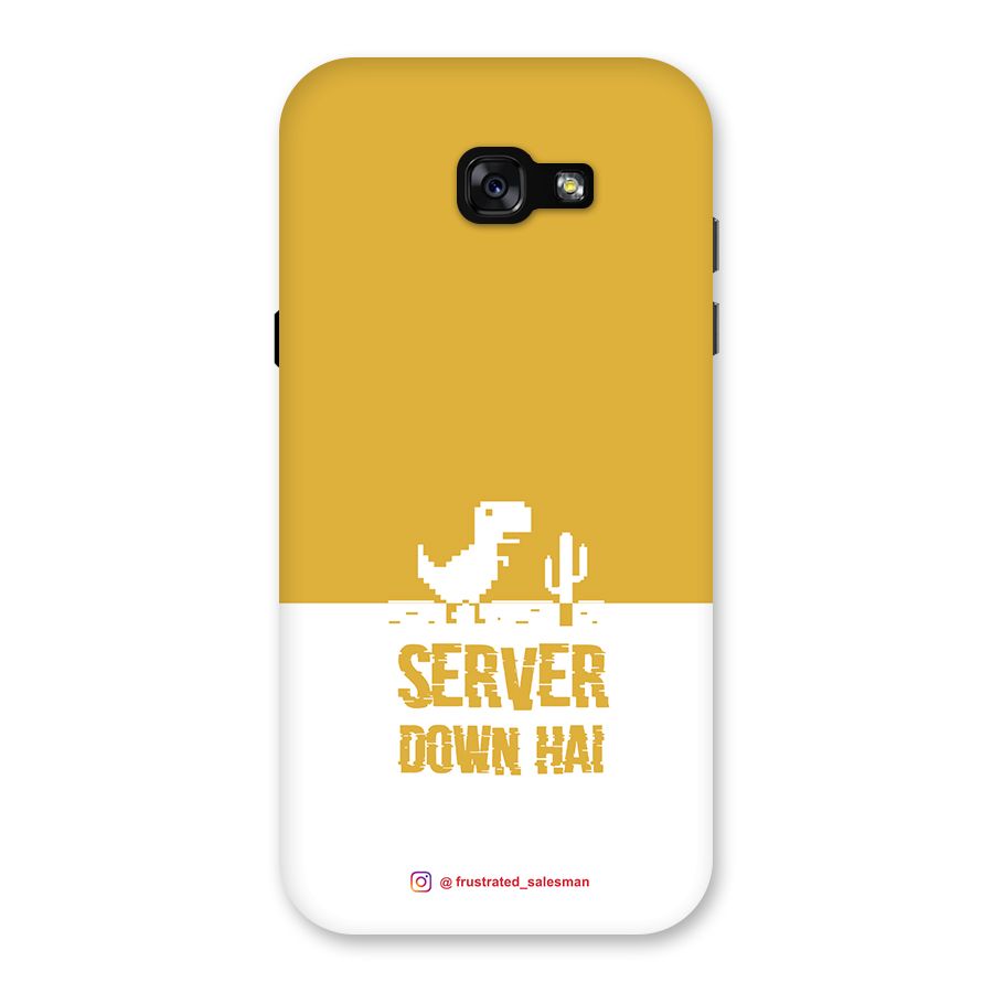 Server Down Hai Mustard Yellow Back Case for Galaxy A7 (2017)