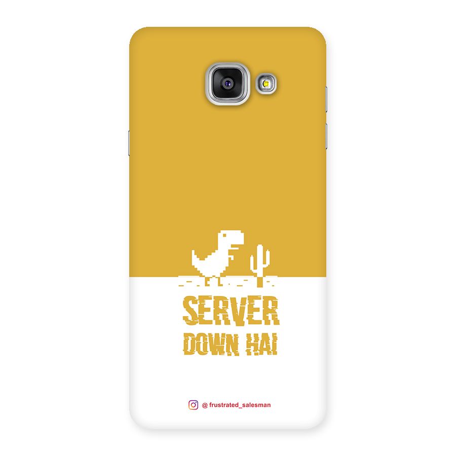 Server Down Hai Mustard Yellow Back Case for Galaxy A7 2016