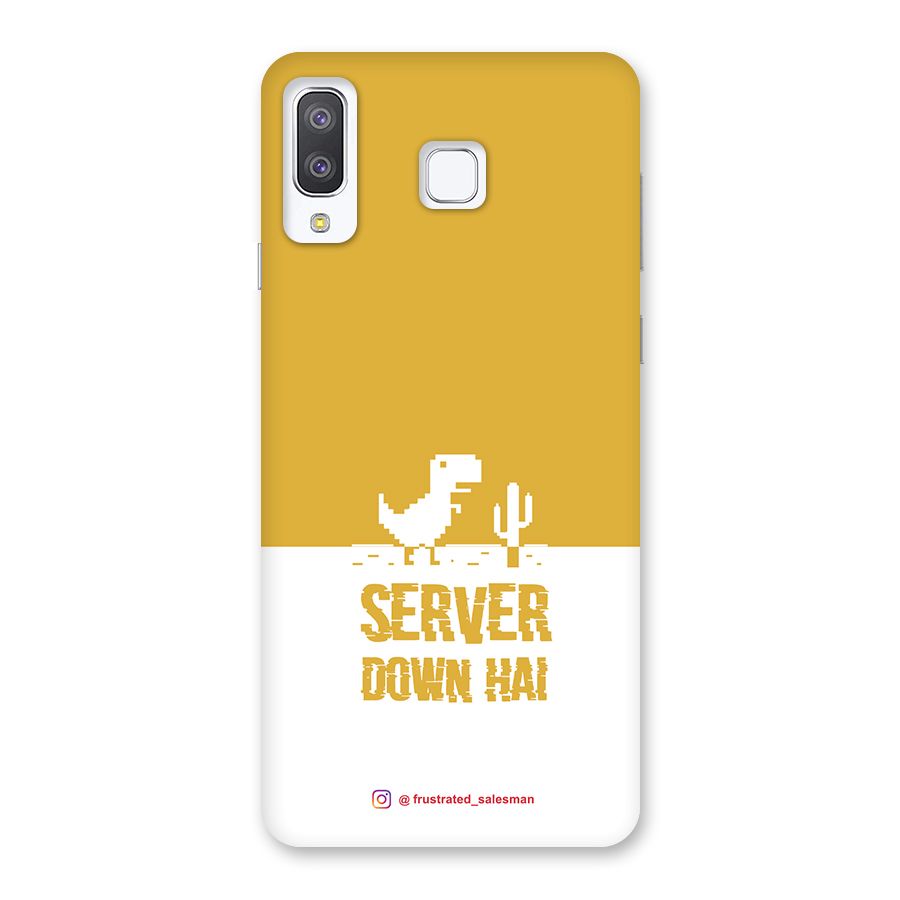 Server Down Hai Mustard Yellow Back Case for Galaxy A8 Star