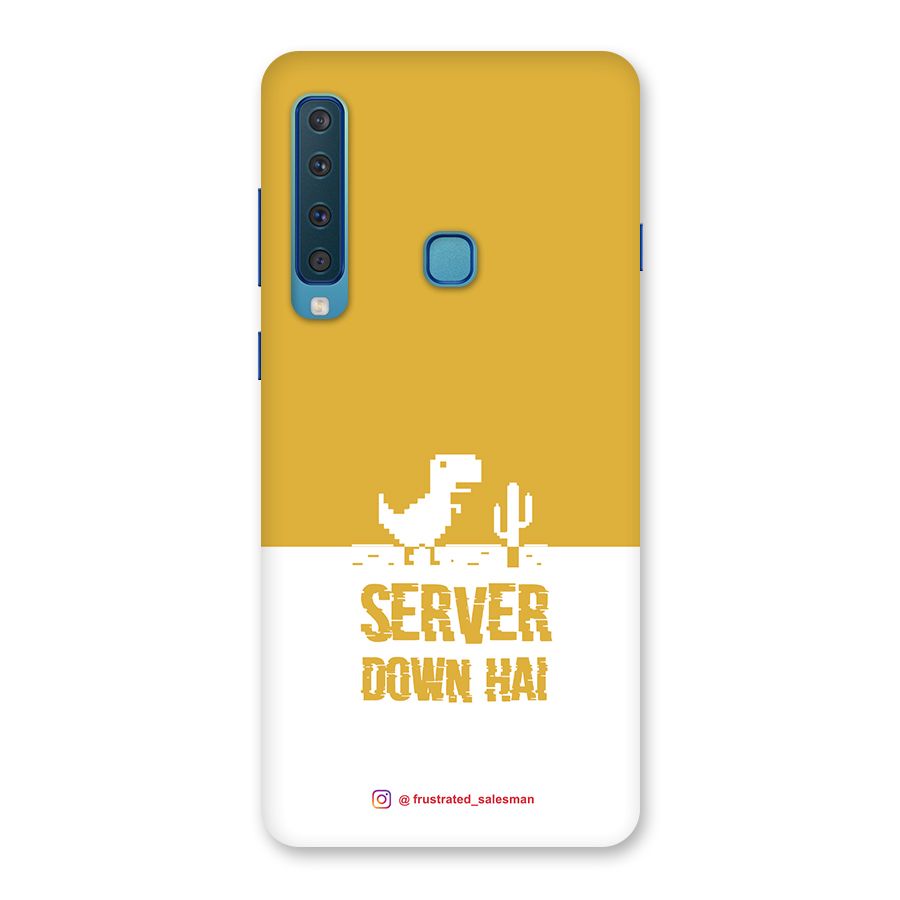 Server Down Hai Mustard Yellow Back Case for Galaxy A9 (2018)