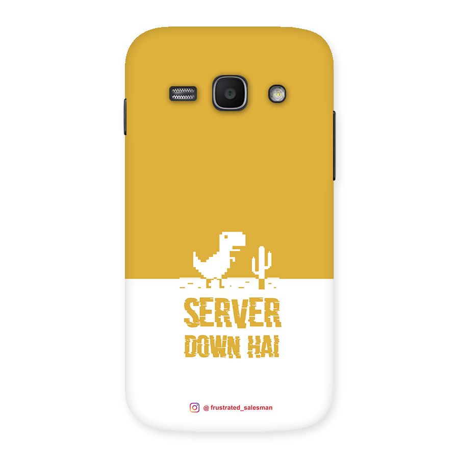 Server Down Hai Mustard Yellow Back Case for Galaxy Ace 3