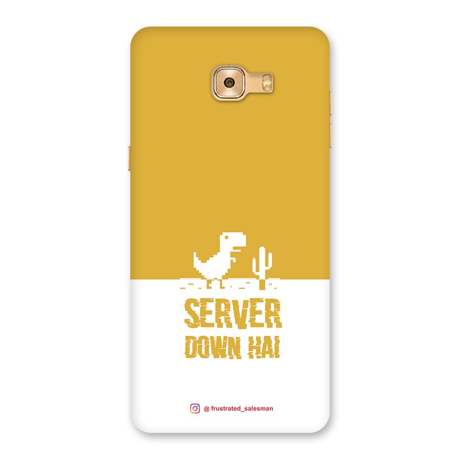 Server Down Hai Mustard Yellow Back Case for Galaxy C9 Pro