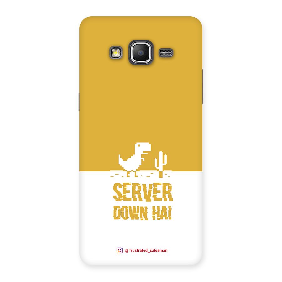 Server Down Hai Mustard Yellow Back Case for Galaxy Grand Prime