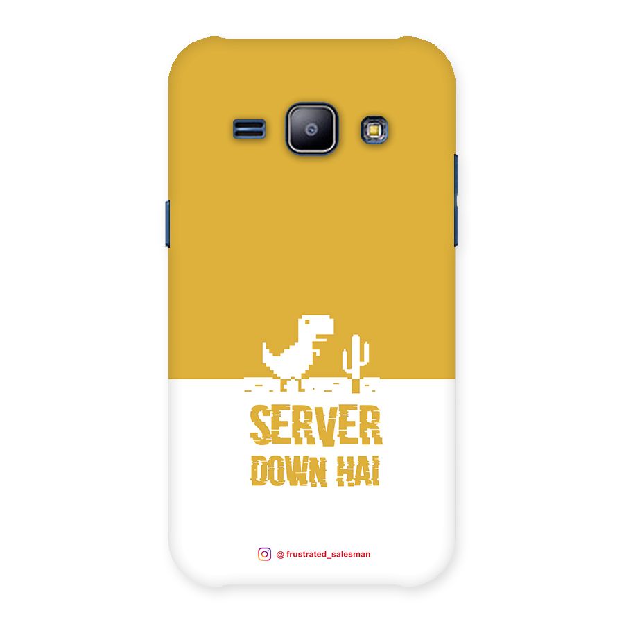 Server Down Hai Mustard Yellow Back Case for Galaxy J1
