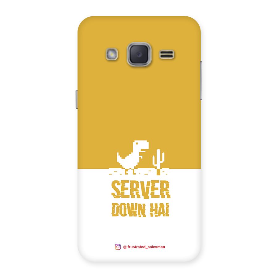 Server Down Hai Mustard Yellow Back Case for Galaxy J2