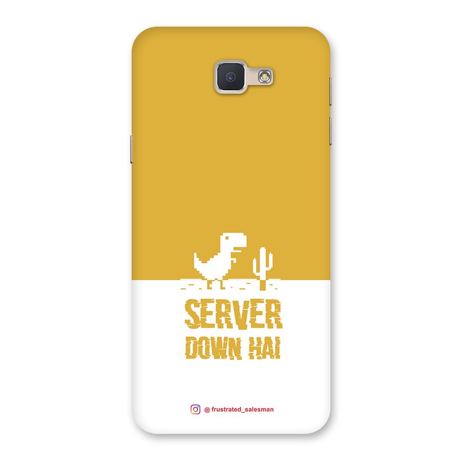 Server Down Hai Mustard Yellow Back Case for Galaxy J5 Prime