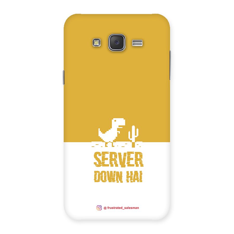 Server Down Hai Mustard Yellow Back Case for Galaxy J7