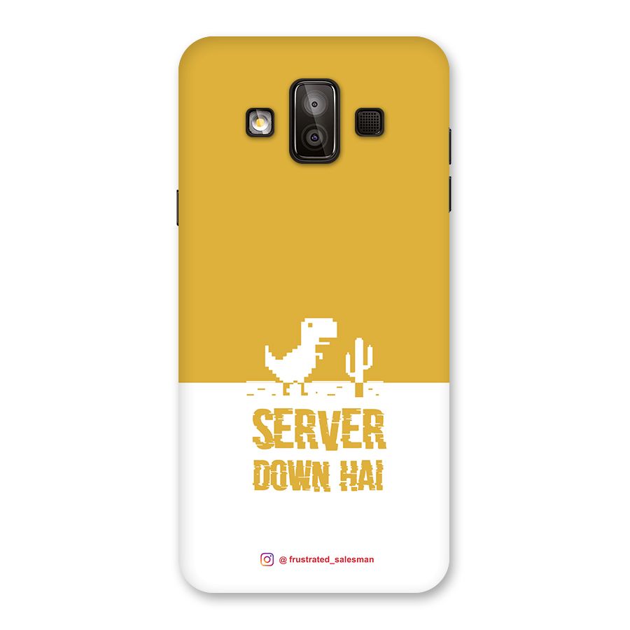 Server Down Hai Mustard Yellow Back Case for Galaxy J7 Duo